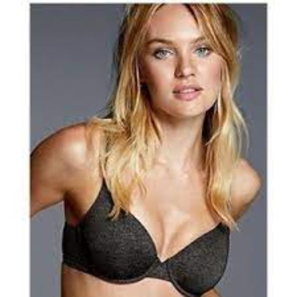 Victoria's Secret Uplift Semi Demi Bra, Charcoal Grey, Size 34C - Picture 1 of 8